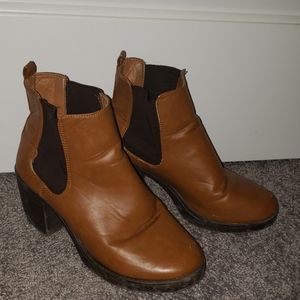 Brown Heeled Boots